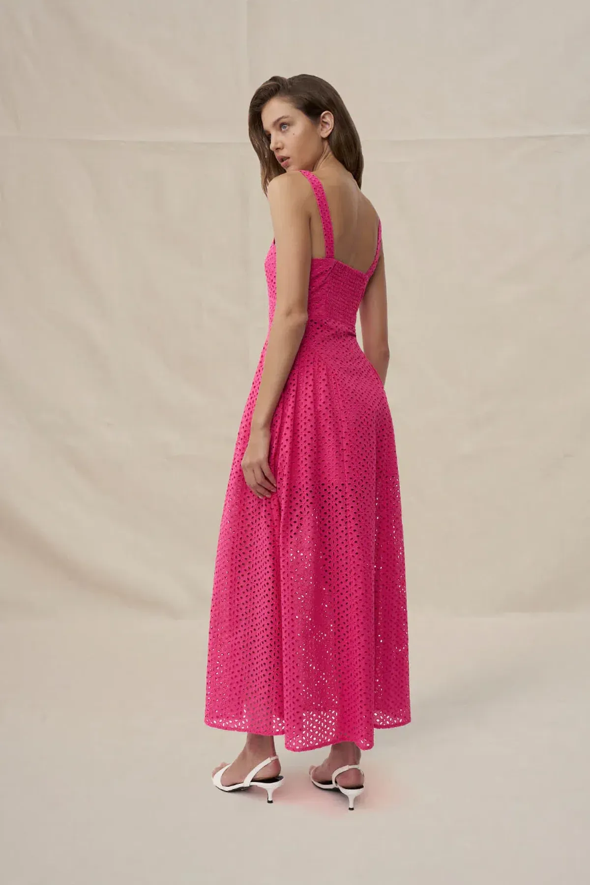 Willow Anglaise Sun Dress by By Johnny Size 8 - Image 5