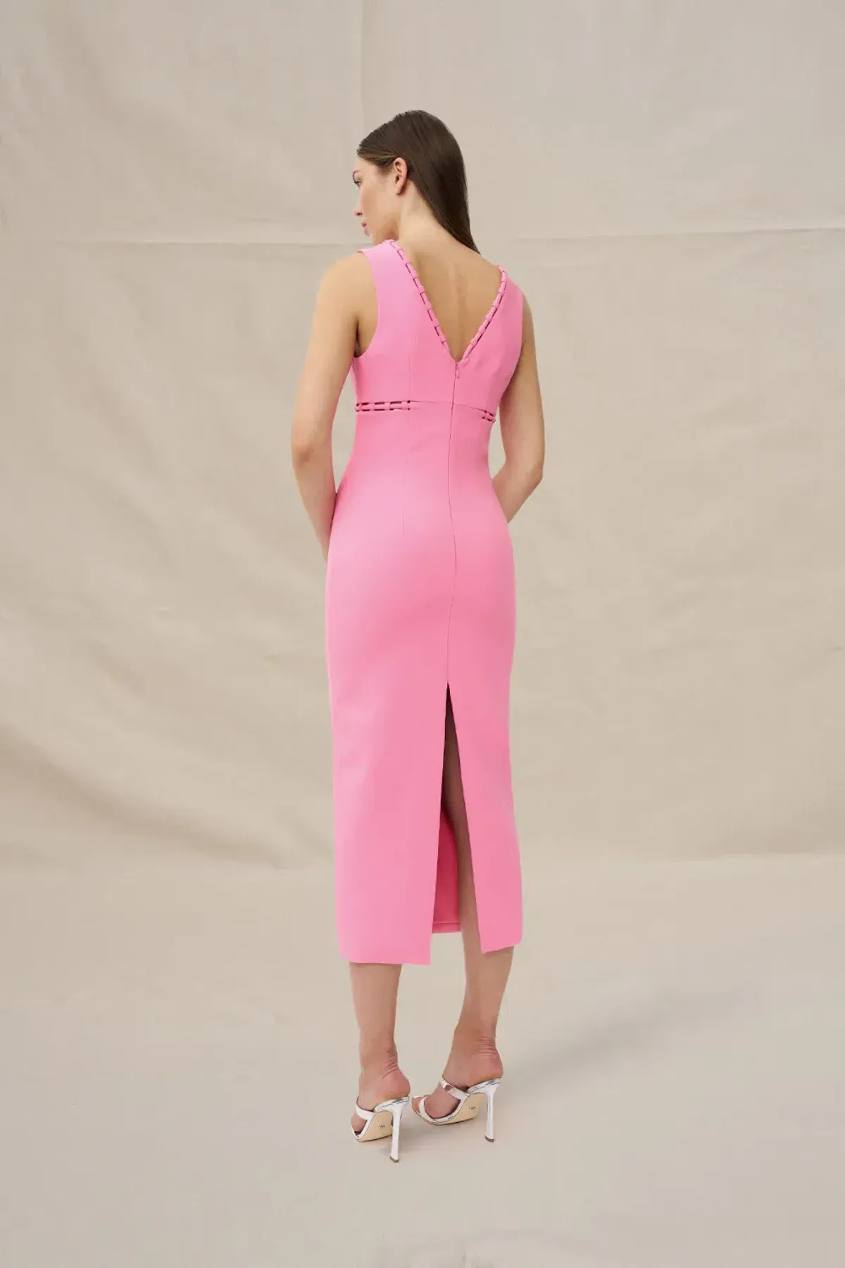 Lina Loop Midi Dress by By Johnny Size 8 - Image 4