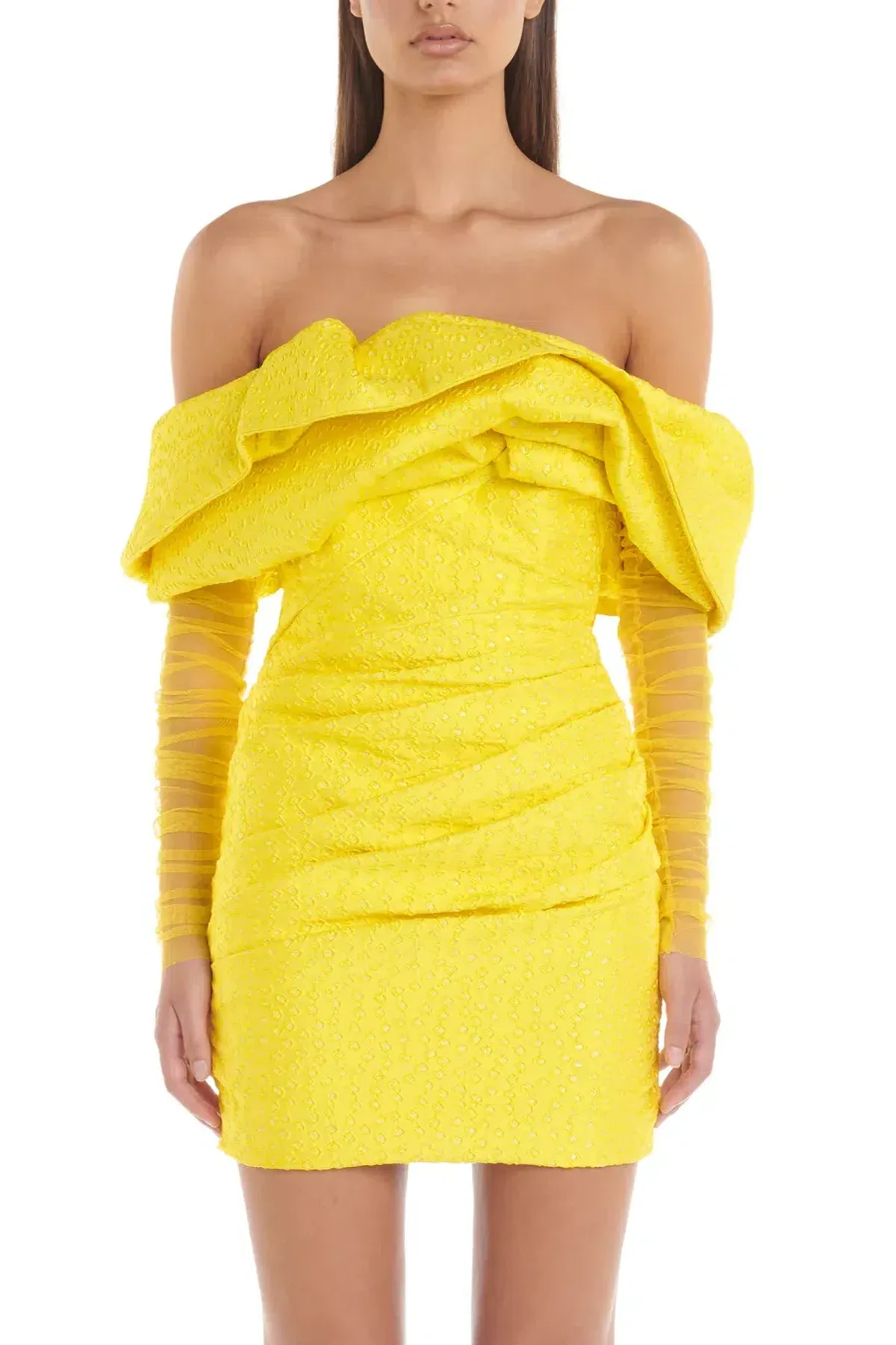 Eliyah The Label Oscar Dress Yellow Size AU 10 - Image 1