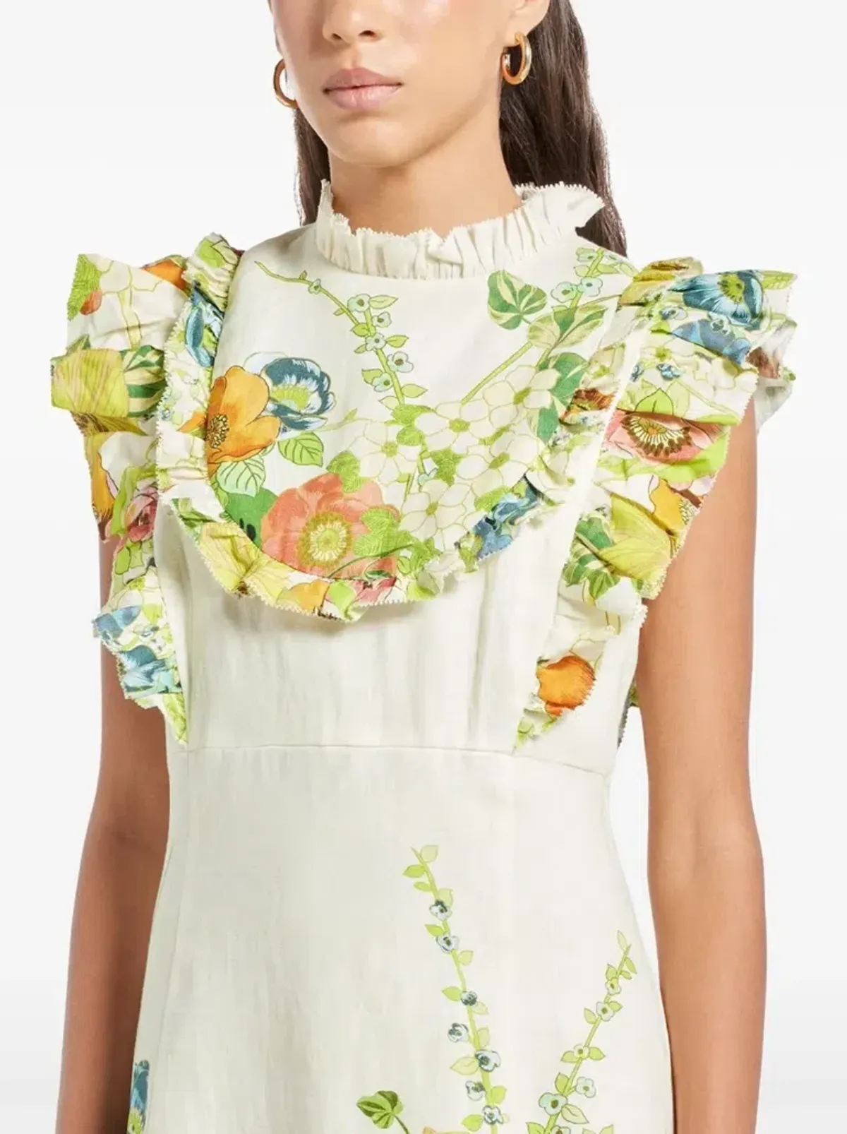 Alemais Constance Midi Dress Multi Size 4 - Image 3