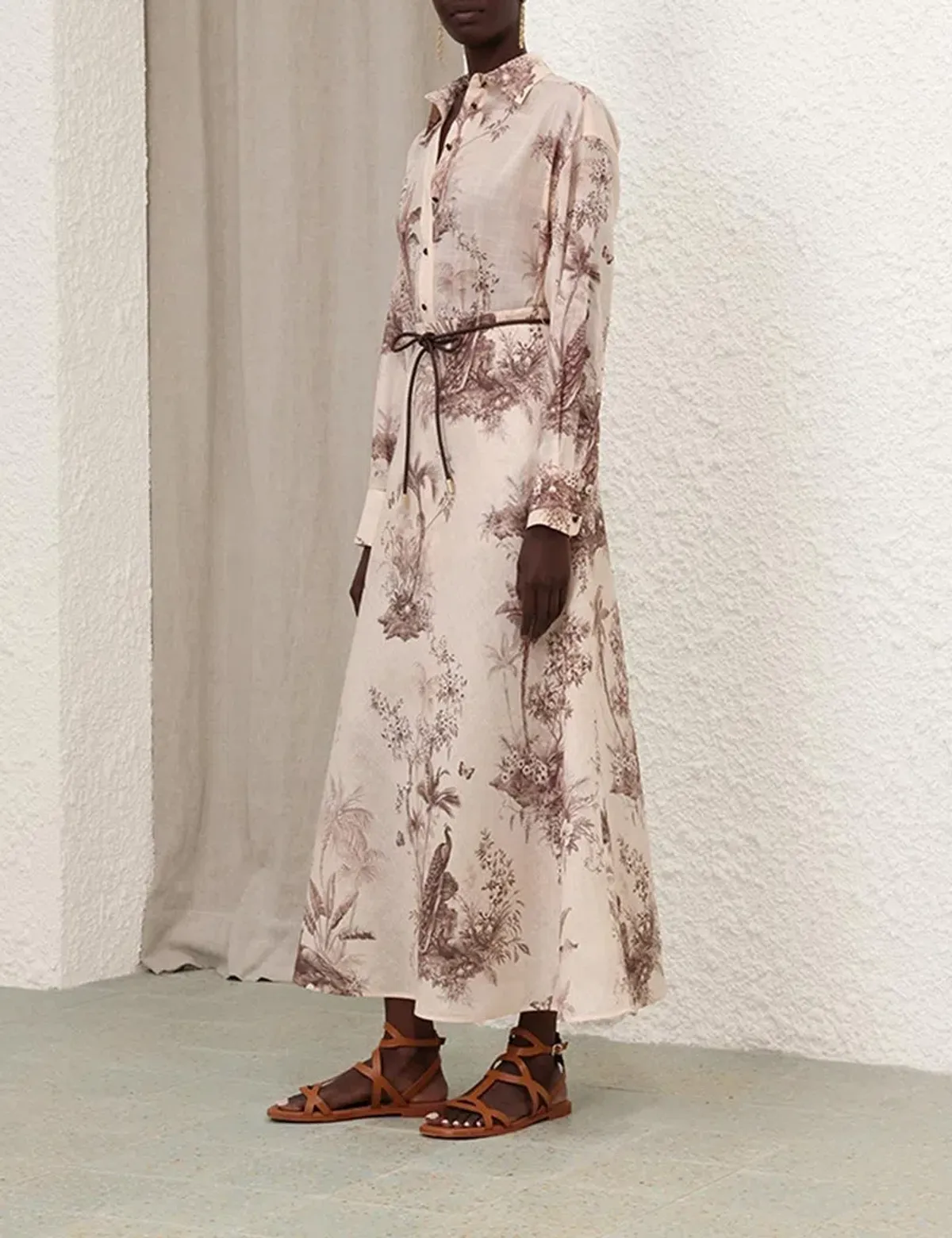 ZIMMERMANN WAVERLEY BIAS MIDI SKIRT & BUTTON UP SHIRT - Image 1