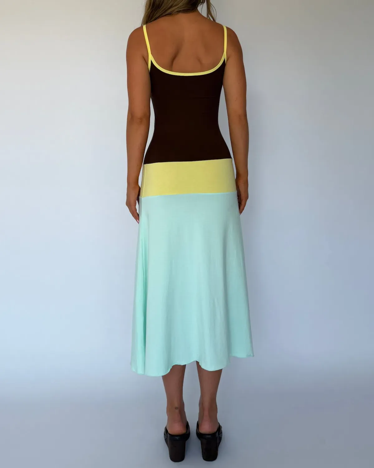 Blanch Lucy Midi Dress in Mirage Size 8 - Image 3