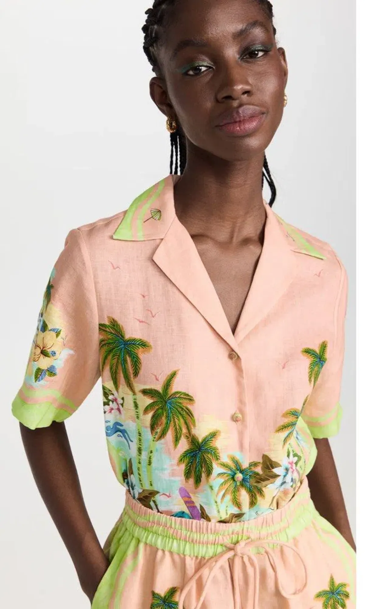 ALEMAIS MERMAID POINT SHIRT AND SHORT SET SIZE 8 - Image 3
