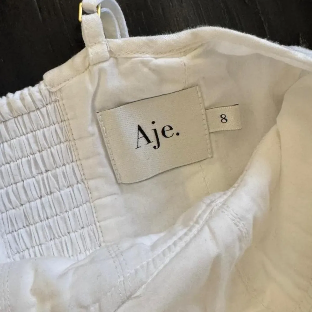 Aje white corset mini dress  - Image 4