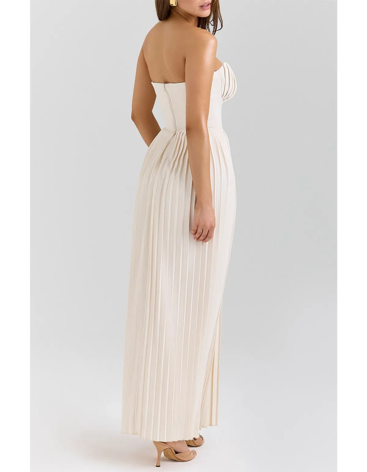 House of CB - Marcella Georgette Pleated Maxi Dress - Image 1