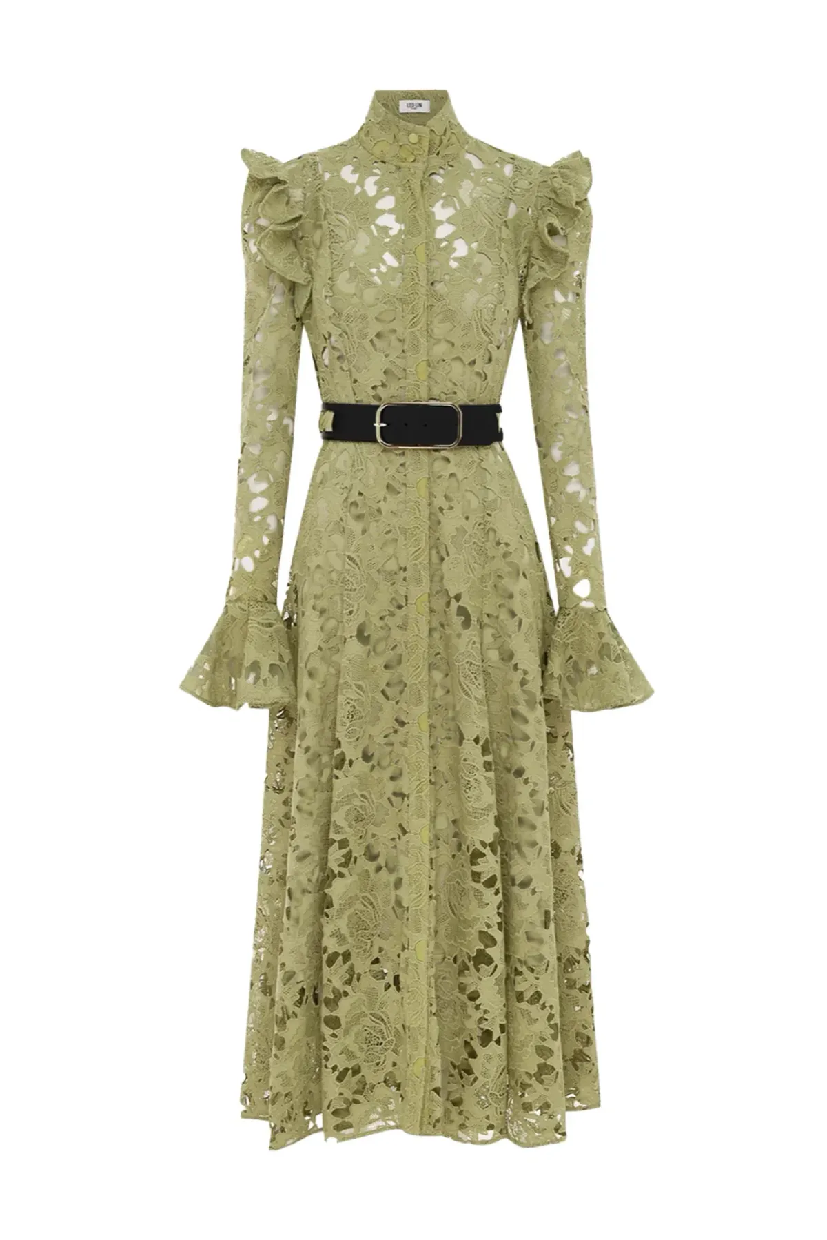 Leo Lin Aliya Lace Midi Dress - Image 1