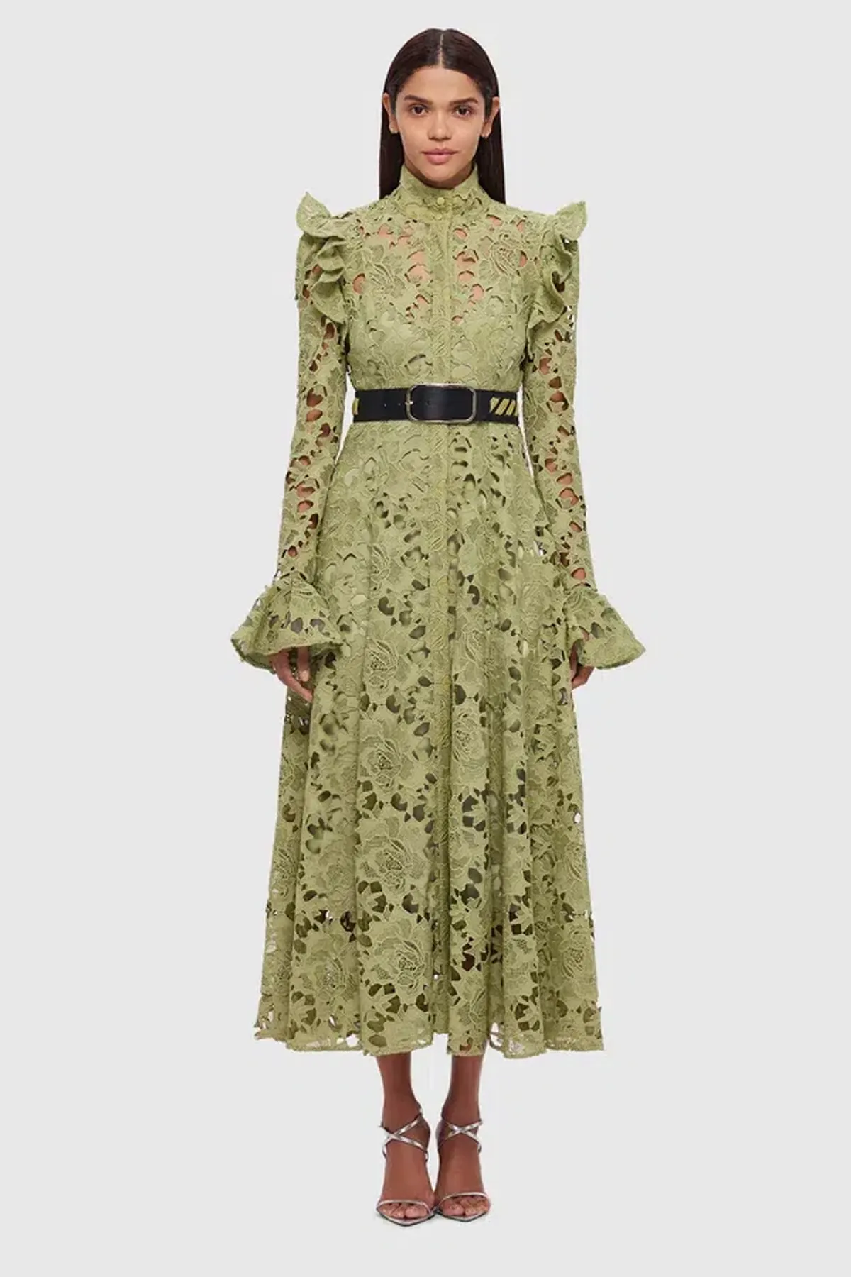 Leo Lin Aliya Lace Midi Dress - Image 2