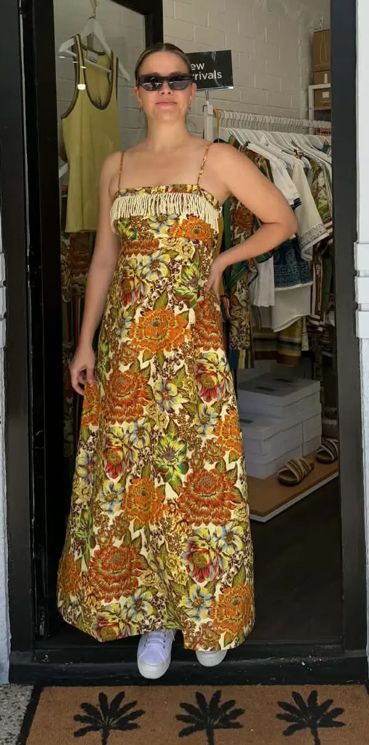 ALEMAIS LANA SQUARE DAY DRESS SIZE 14 - Image 2