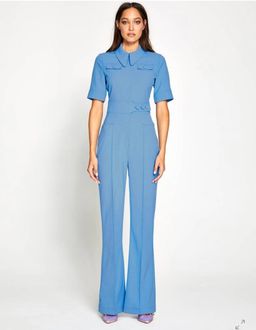 Alice McCall Little Journey Jumpsuit in curulean  size 8 for rent on The Volte - image 3