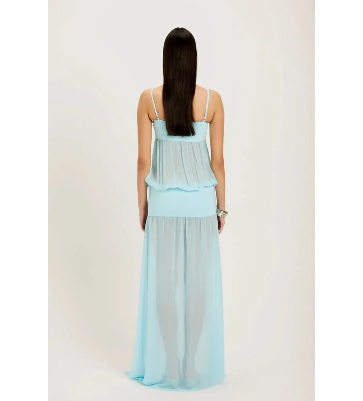 Ance Gria Romeo Gown in Aqua Size S/AU8 - Image 2
