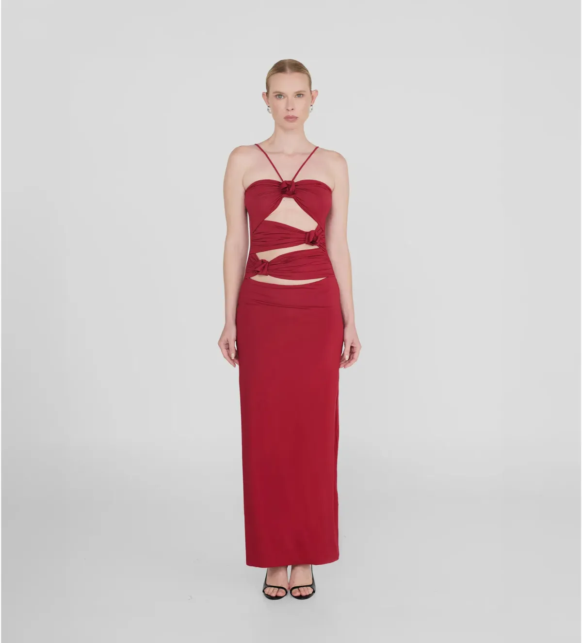 Maygel Coronel Veranera Dress in Carmesi One Size - Image 1