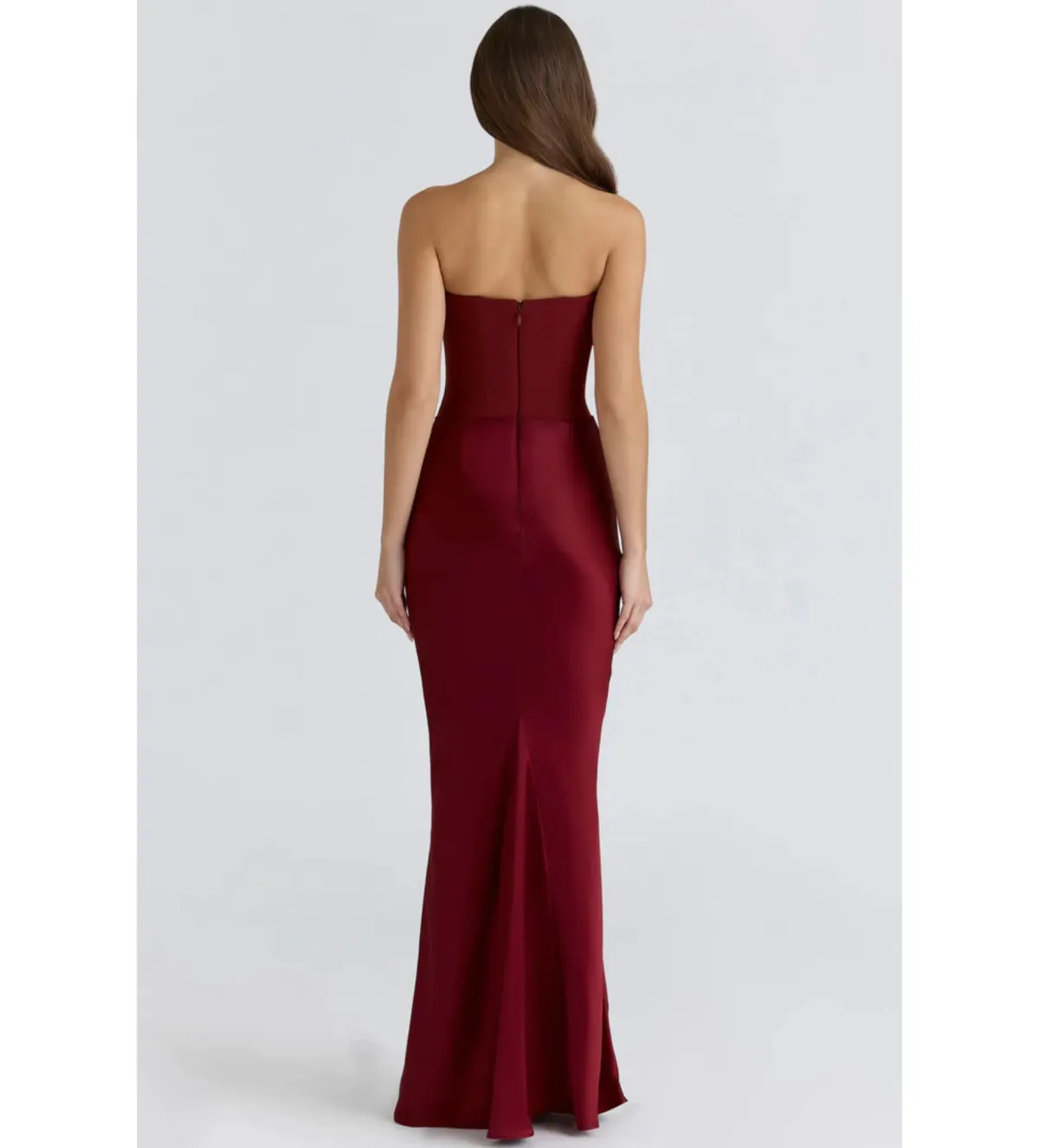 House of CB Persephone Dress in Wine Size L/AU12 - Image 4
