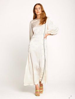Alice McCall Hotel Lobby Midi Dress, cream in size 6 for rent on The Volte - image 2
