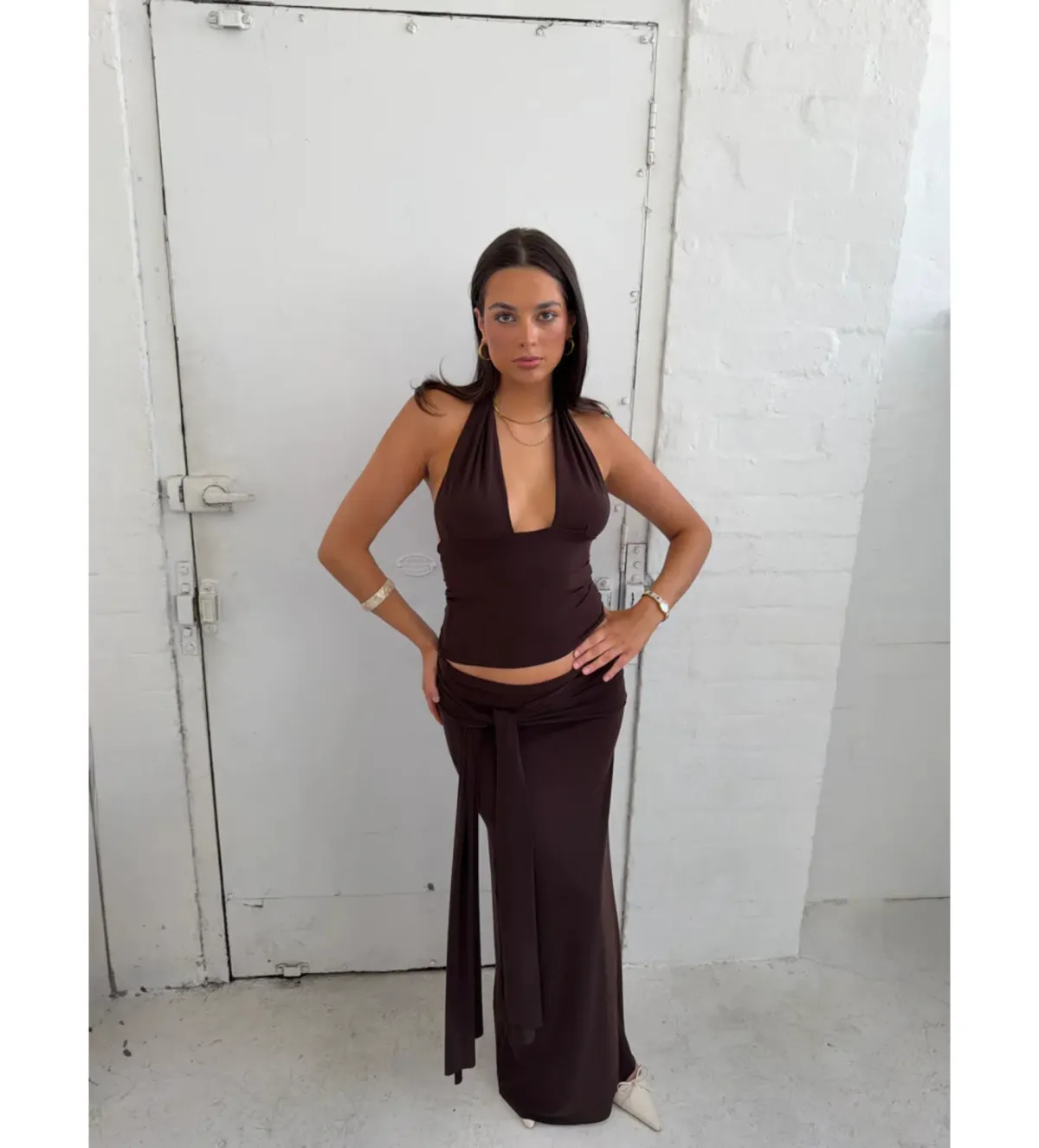 LaMarie Sofia Set in Brown Size XS/S - Image 1