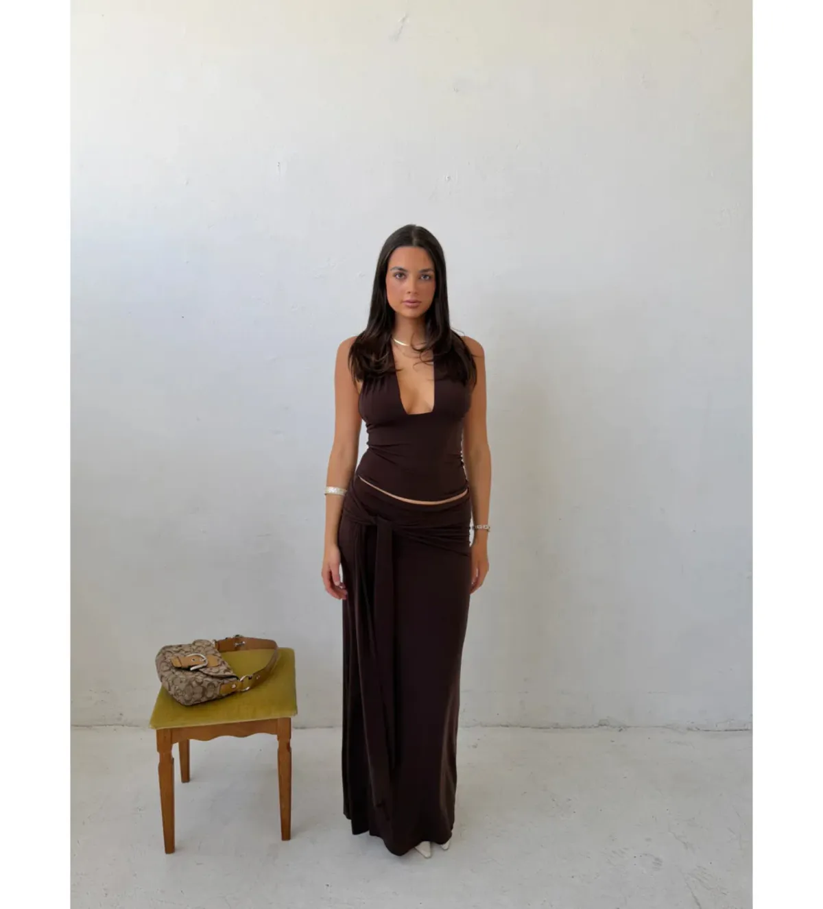 LaMarie Sofia Set in Brown Size XS/S - Image 2