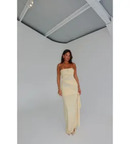 Natalie Rolt Miranda Gown in Yellow Size 0/AU6 for rent on The Volte - image 1
