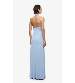 Misha Jennifer Cupro Maxi Dress in Cornflower Blue Size XXS/AU4 for rent on The Volte - image 3