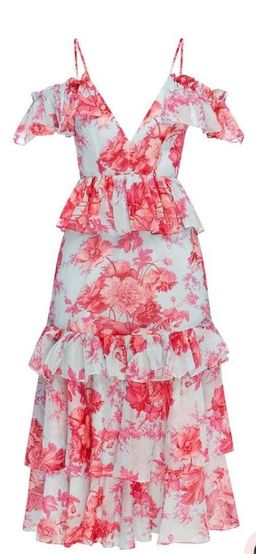 Alice McCall Flamingo Midi Dress in Spearmint in Size 6. for rent on The Volte - image 5