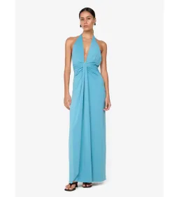 Bec & Bridge Tillie Drape Maxi Dress in Deep Seafoam Size AU6 for rent on The Volte - image 1