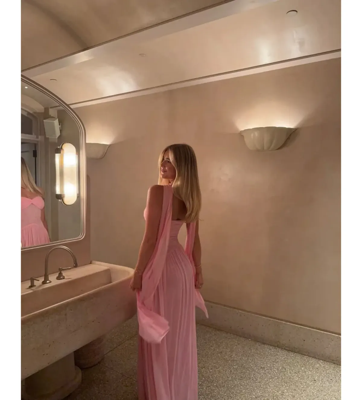 Raphaella Santana Ophelia Dress in Pink Size XS/AU6 - Image 2