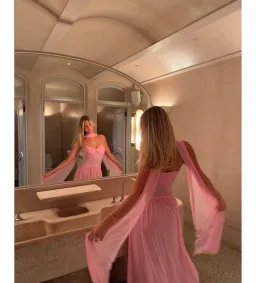 Raphaella Santana Ophelia Dress in Pink Size S/AU8 for rent on The Volte - image 3