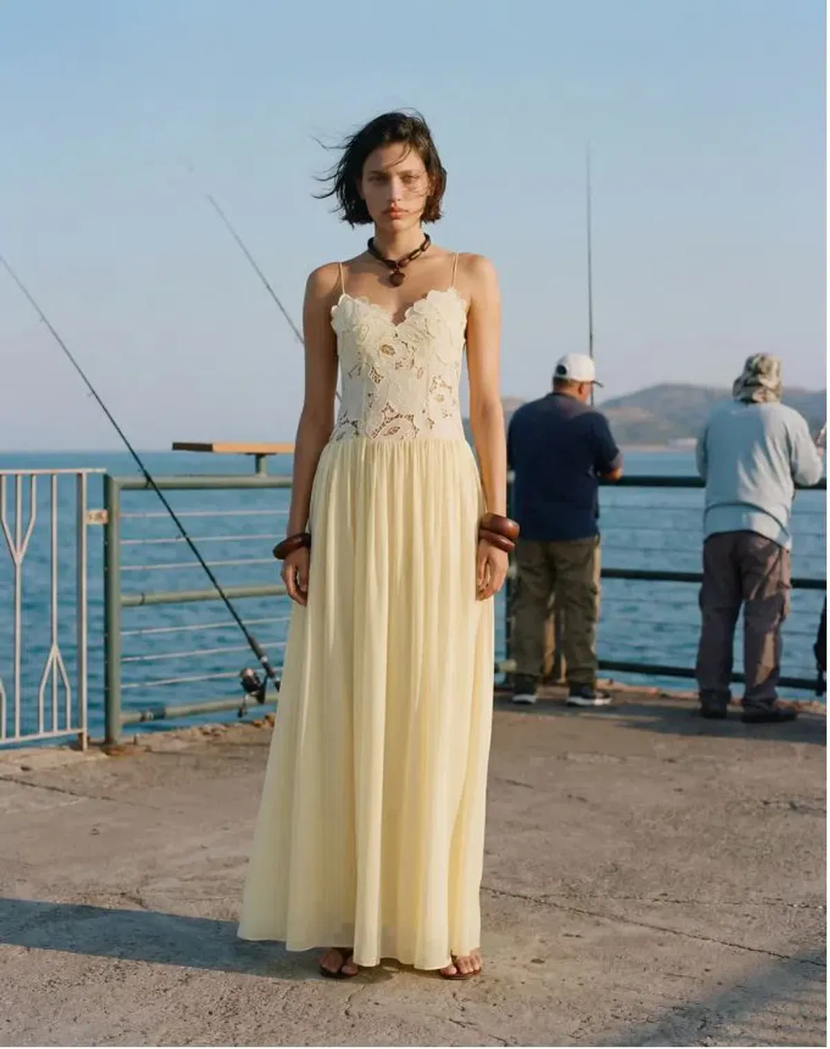 Hansen and Gretel Stephanie Maxi Dress in Butter Size 8 - Image 1