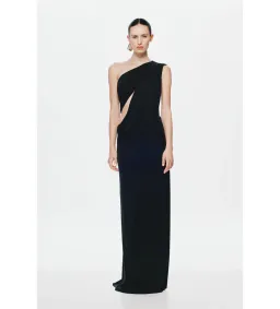 Misha Solstice Cupro Dress in Black Size M/AU10 for rent on The Volte - image 1