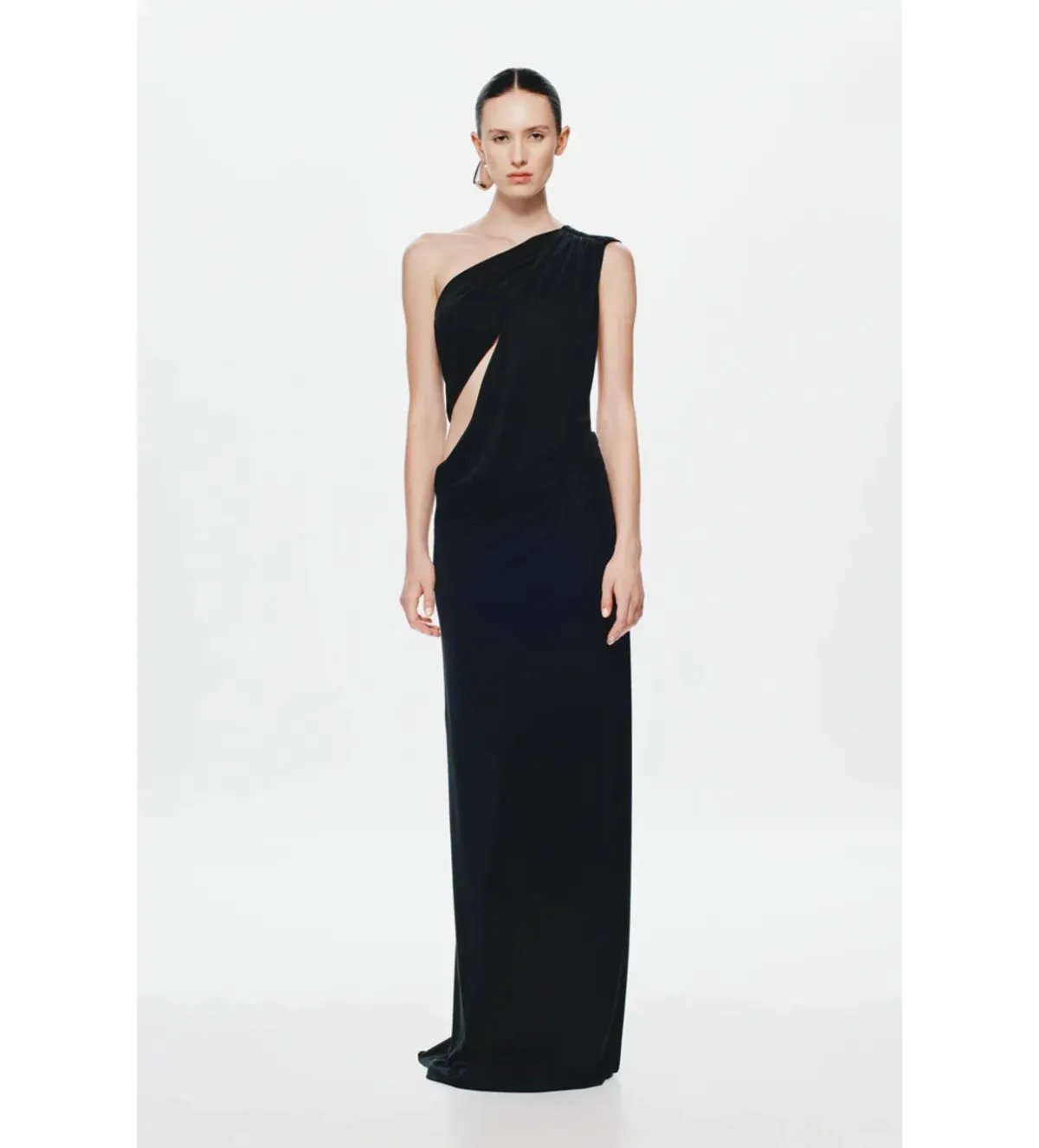 Misha Solstice Cupro Dress in Black Size L/AU12 - Image 1