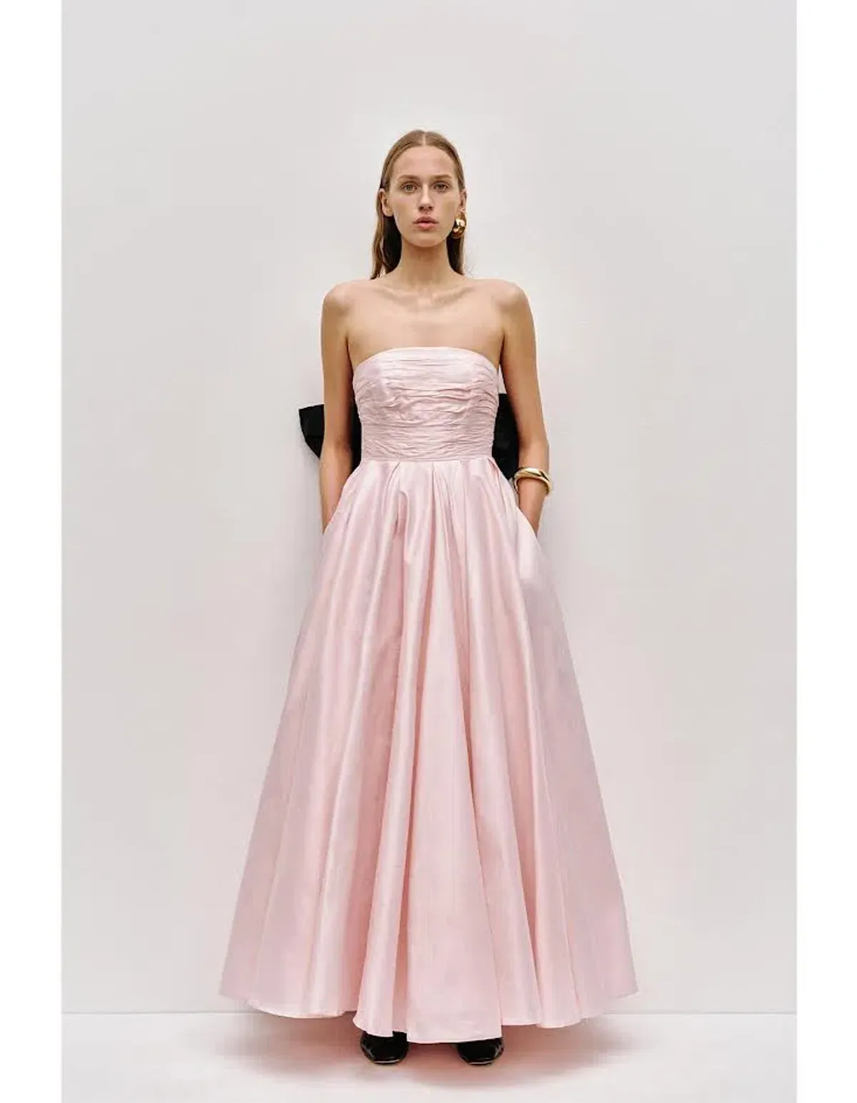 💕 New AJE Thea Bow Gown in Pink Tint & Black- Size 12 AU Maxi Dress 💕 - Image 6
