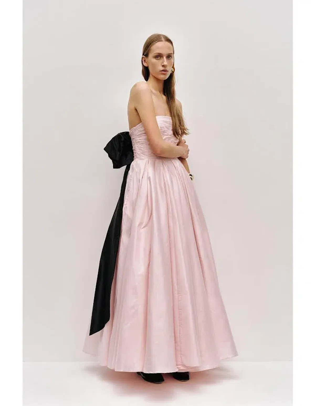 💕 New AJE Thea Bow Gown in Pink Tint & Black- Size 12 AU Maxi Dress 💕 - Image 7