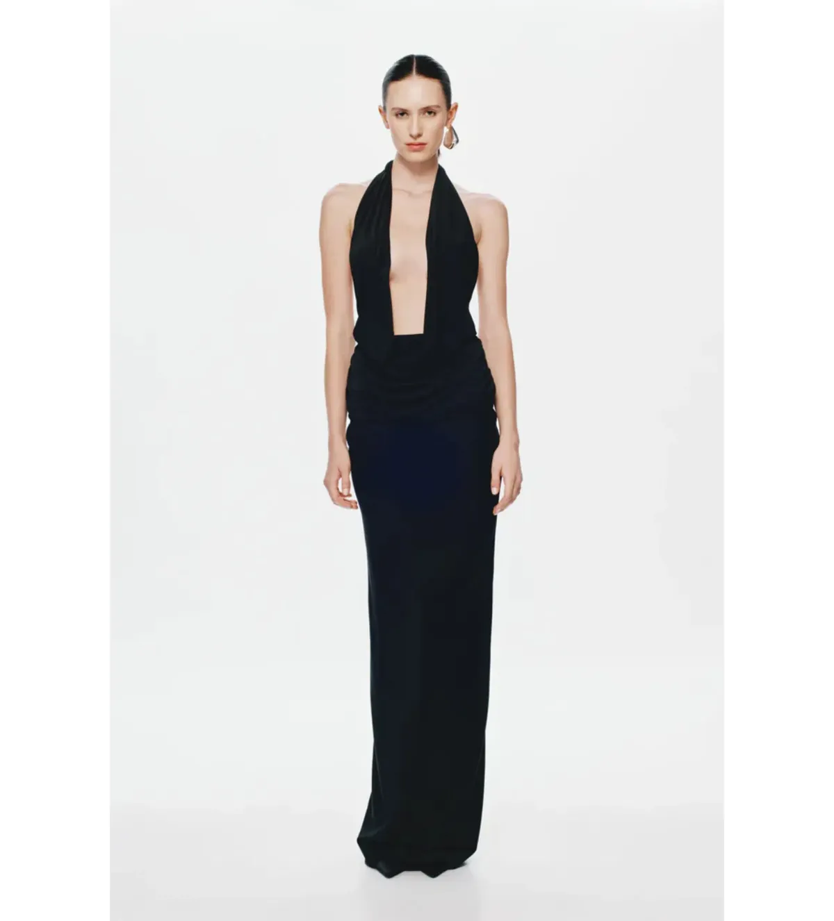 Misha Vanessa Jersey Maxi Dress in Black Size XS/AU6 - Image 1
