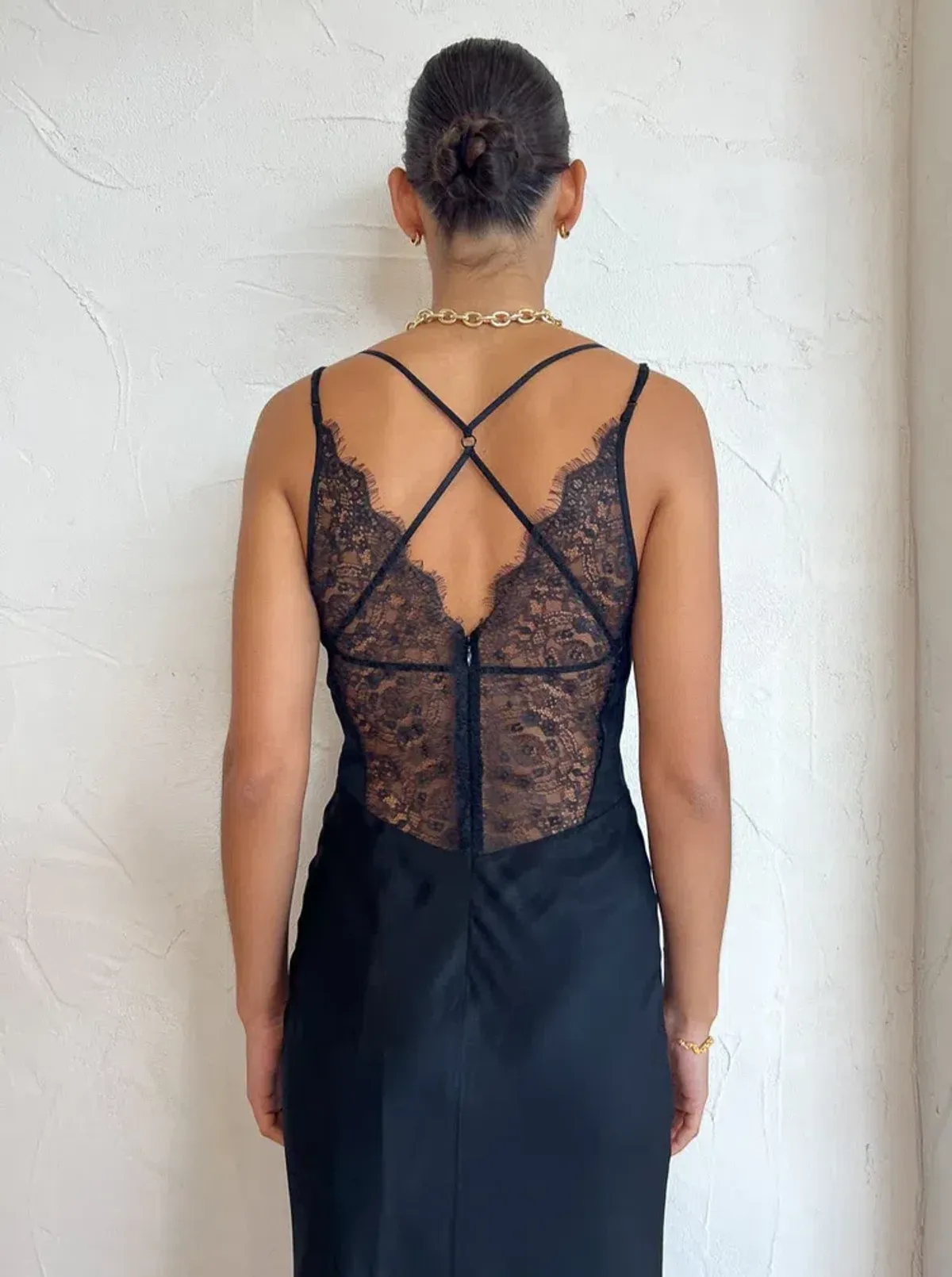 Bec And Bridge Lucille Lace Maxi Dress in Black size 12 - Image 4