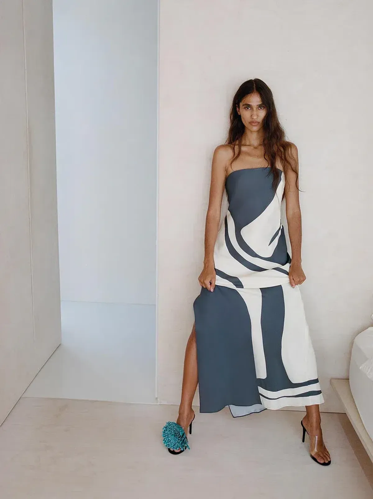 SIR Lilou Strapless Dress - Image 3