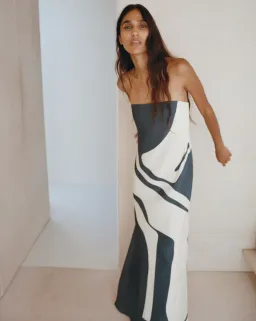 SIR Lilou Strapless Dress for rent on The Volte - image 4
