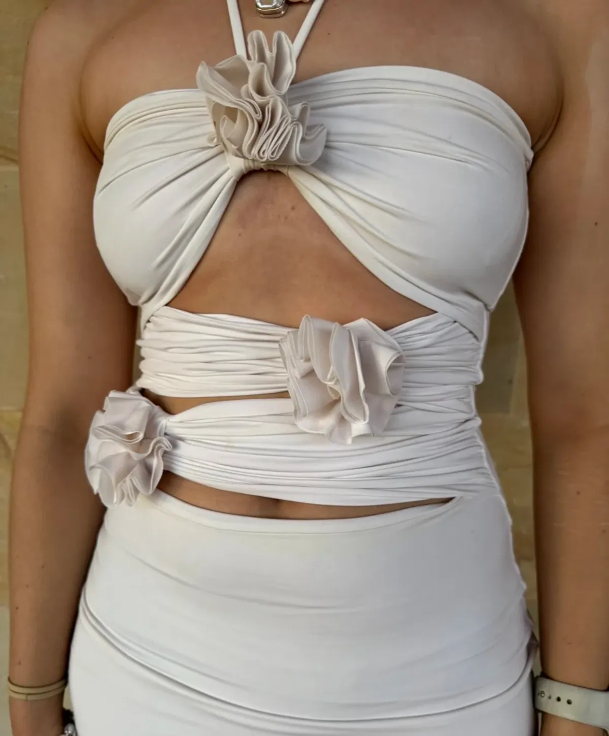 MAYGEL CORONEL VERANERA DRESS WHITE - Image 3