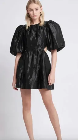 Aje Relic Beaded Dress Black Size 12 for rent on The Volte - image 4