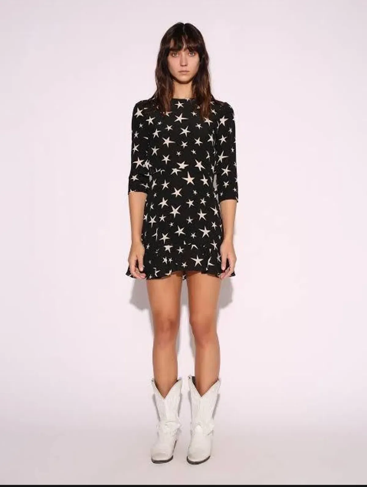 RÉALISATION PAR GOLDIE DRESS STAR STRUCK PRINT SIZE 12 - Image 1