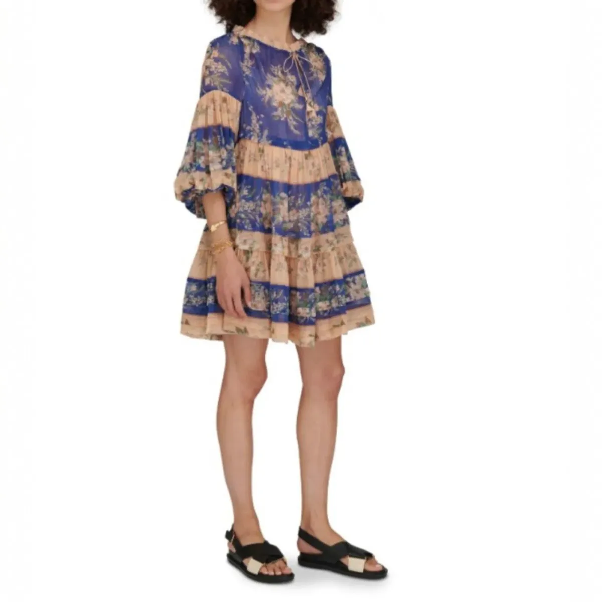 Zimmermann Moonshine Tuck Dress Size 0 / 8 AU - Image 4
