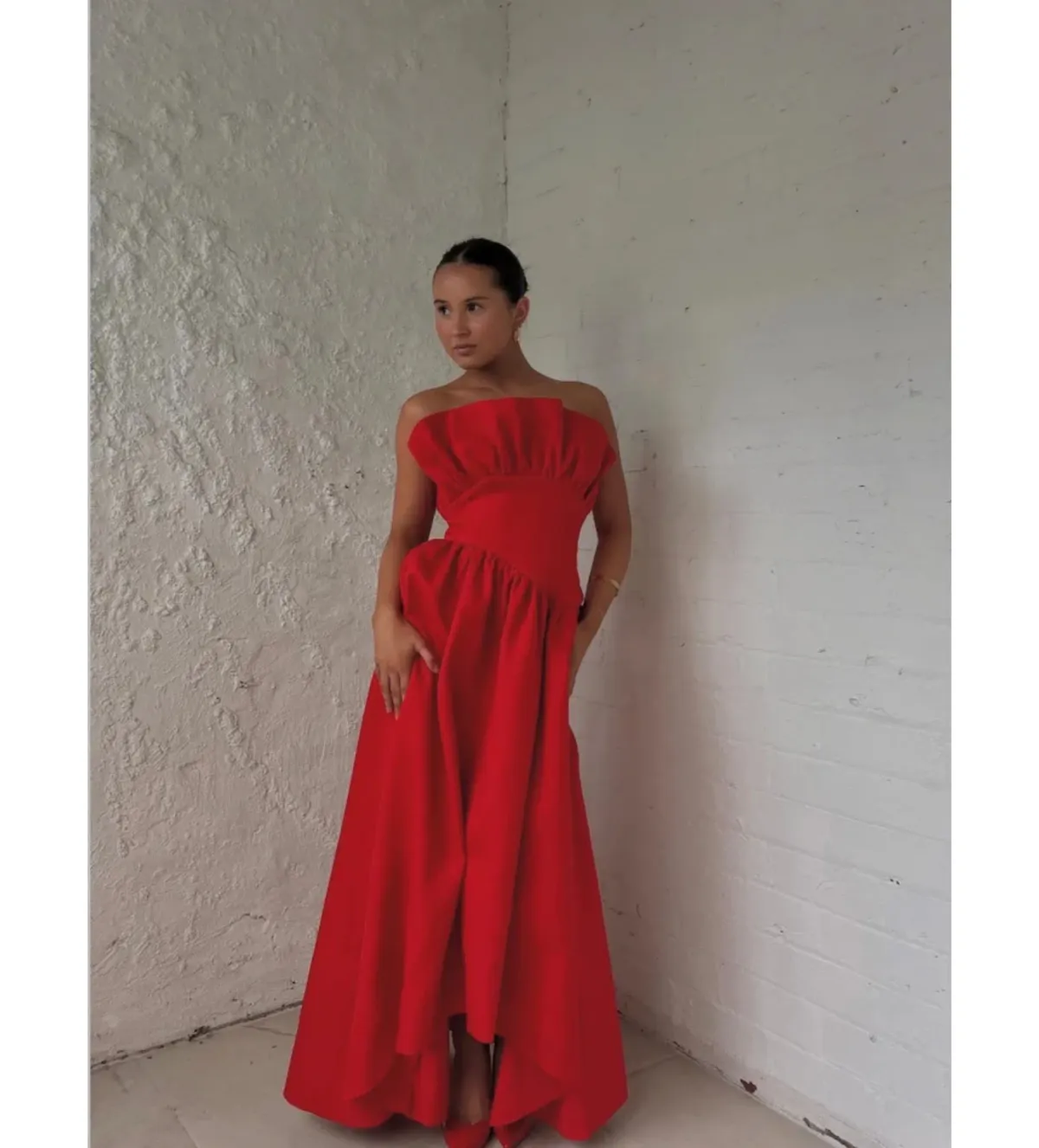 Elliatt Laurel Sleeveless Maxi Dress In Red Size XXS/AU4 - Image 1