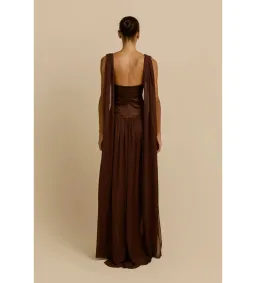 Arcina Ori Ramona Dress in Cacao Size L/AU10 for rent on The Volte - image 3