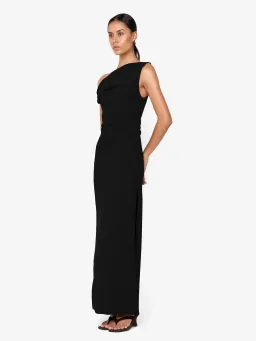 BEC + BRIDGE LEORA ASYM MAXI DRESS BLACK SIZE AU 10 for rent on The Volte - image 2