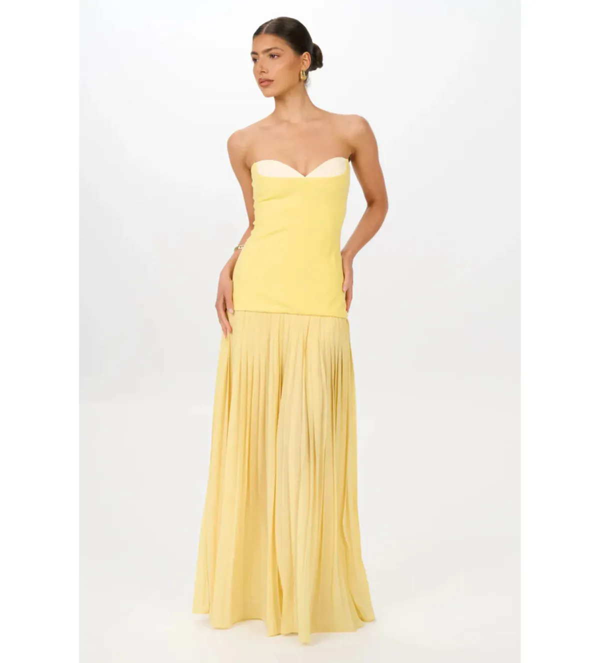 She is Olla Nicolette Dress in Canary Size XS/AU6 - Image 1