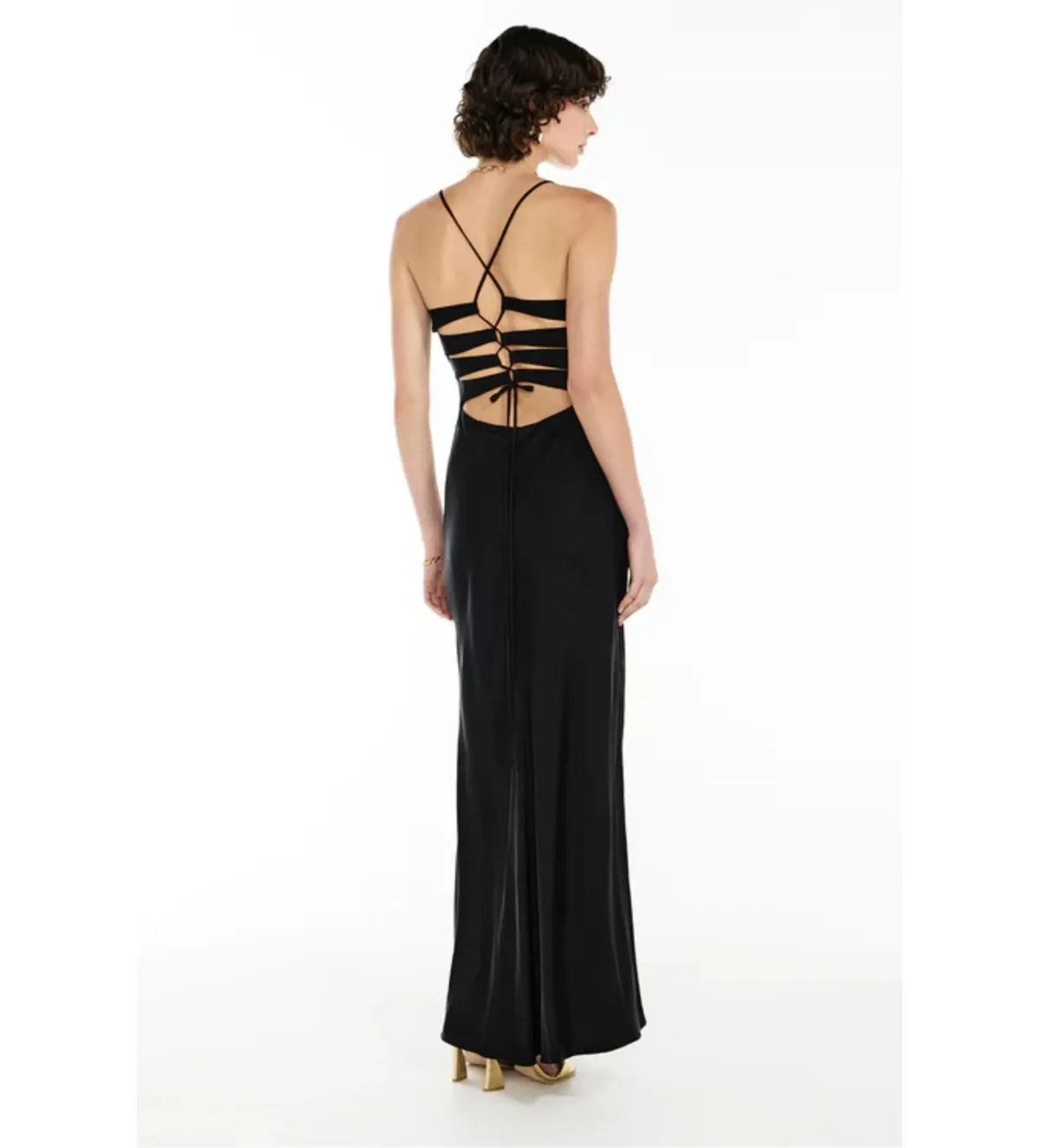 Manning Cartell Time To Shine Slip Dress in Black Size AU8 - Image 3