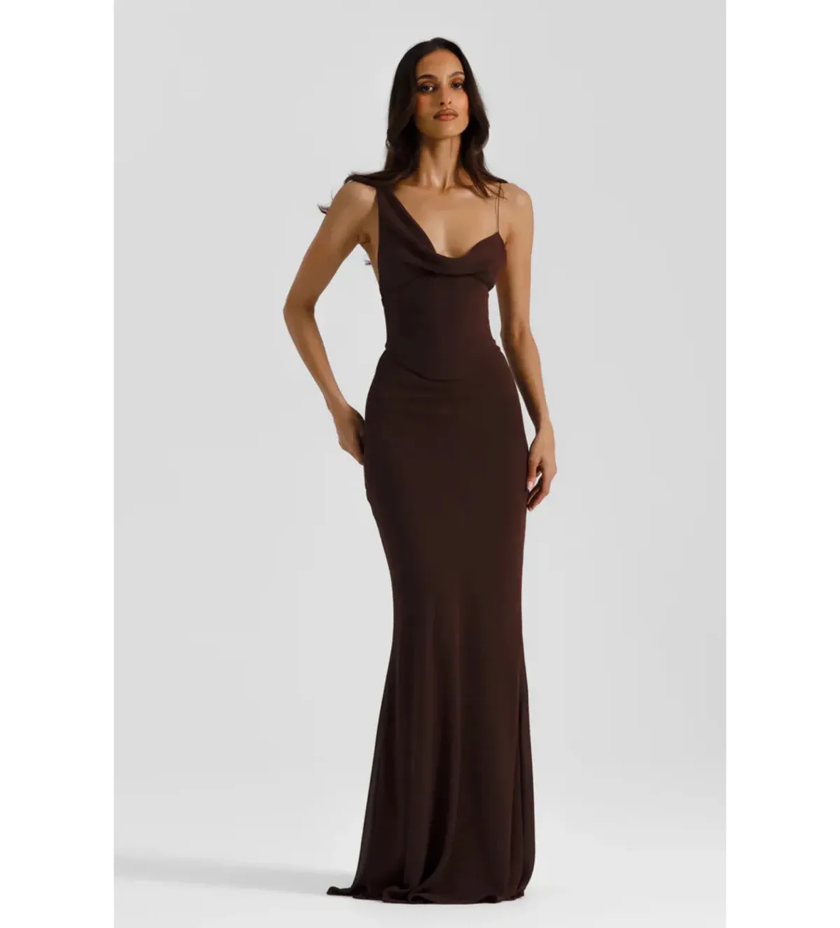 Natalie Rolt Hallie Gown in Espresso Size 1/AU8 - Image 1