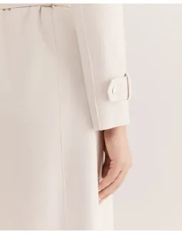 Saba Karla Longline Trench Coat Size 12 Soft Stone for rent on The Volte - image 7