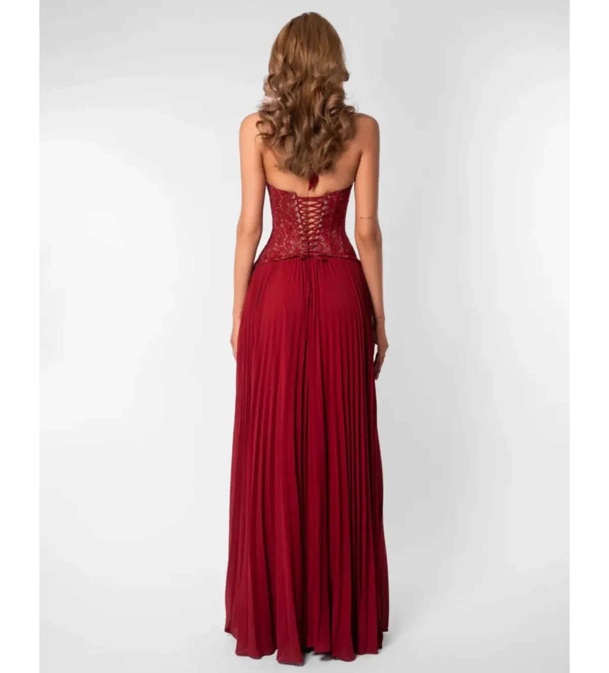 Fenity Gaia Dress in Red Size S - Image 2