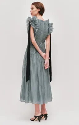 AJE Mathilde Maxi Dress Duck egg Size 6 for rent on The Volte - image 2