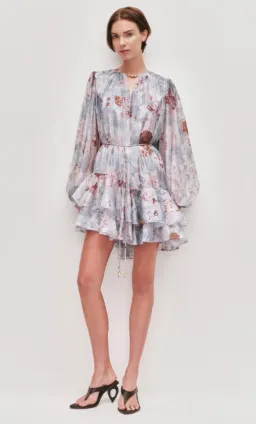 AJE Gabriella Mini Dress Full bloom Size 8 for rent on The Volte - image 1