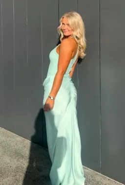 Benni Jade Maxi Dress – Bleached Aqua sz 12 for rent on The Volte - image 3