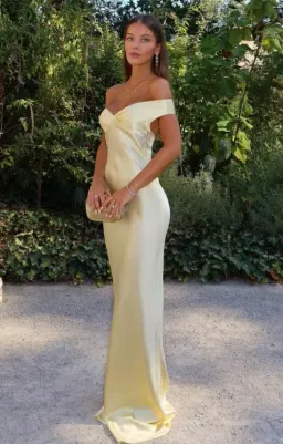 Natalie Rolt Bridget Gown – Lemon sz 6 for rent on The Volte - image 3